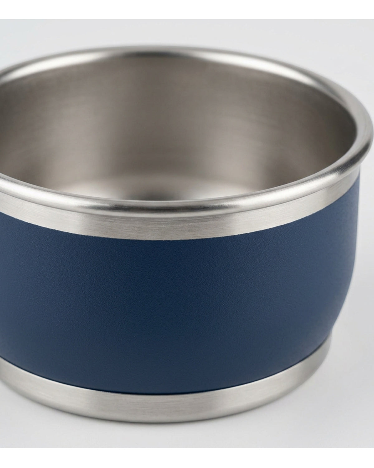 Pelfu Low-Profile Single-Wall Stainless Steel Beer Tumbler 14 oz Matte Navy - Detail view