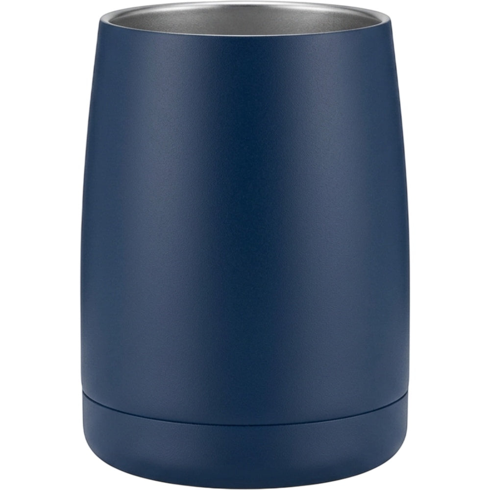 Pelfu Low-Profile Single-Wall Stainless Steel Beer Tumbler 14 oz Matte Navy - Product view